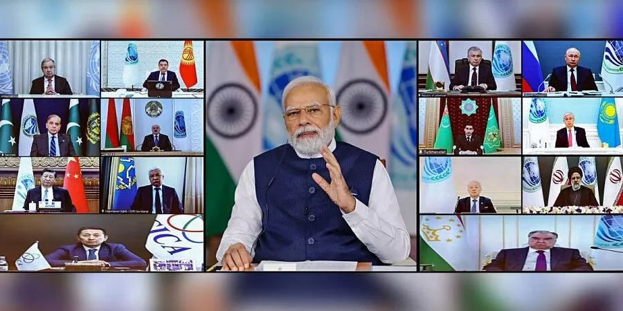 Prime Minister Narendra Modi led the SCO summit on Tuesday virtually with the counterparts from seven countries