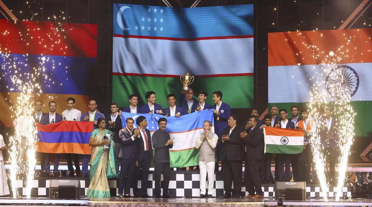 44th chess olympiad closing ceremony in chennai