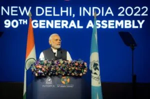 90th Interpol general Assembly (18th Oct 2022) New Delhi