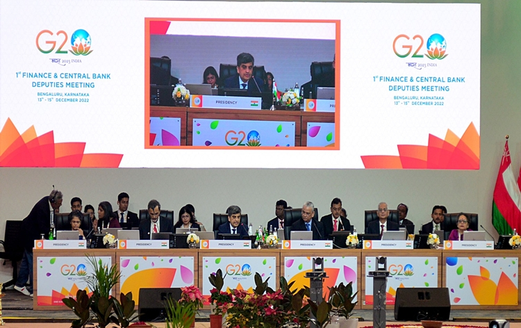 first meeting of the G20 Finance Track under India’s G20 Presidency was held in Bengaluru from December 13 to 15, 2022