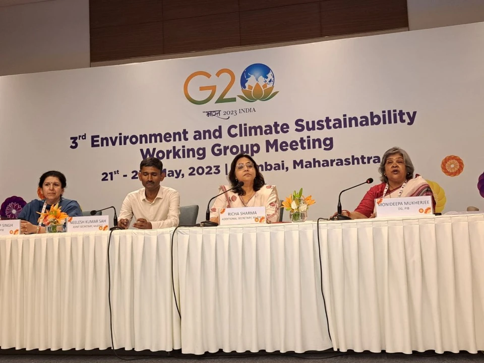 G20 Environment and Climate Sustainability Working Group (ECSWG), Mumbai from 21-23 May 2023