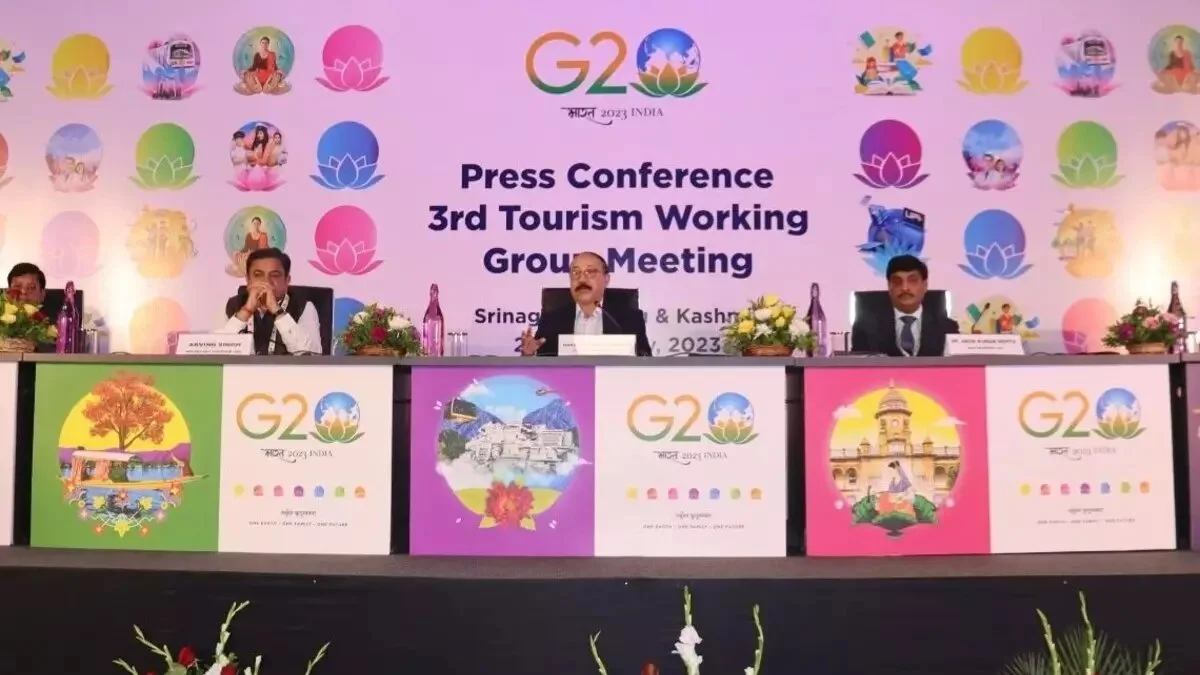 G20 Tourism Working Group Meeting in Srinagar, India on 22-24 May 2023