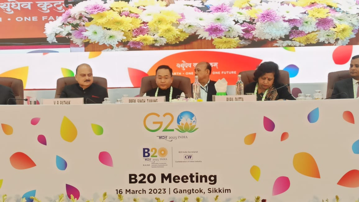  G20’s B20 Conference Gangtok Sikkim Mar 16 2023